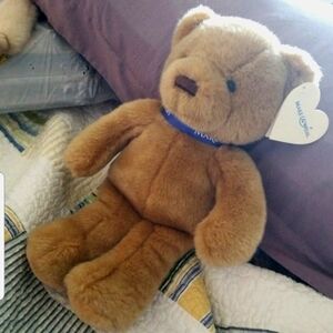 14" NWT MakeAWish Vintage soft teddy Mary Meyer Plush (Last Photo)